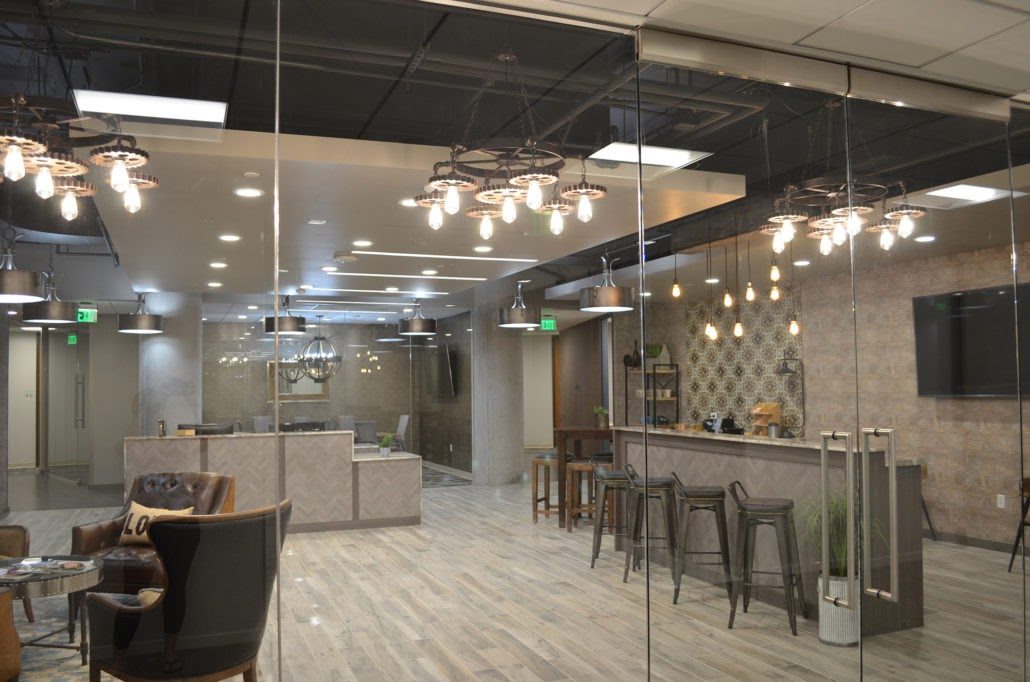 Coworking office interiors, Tampa